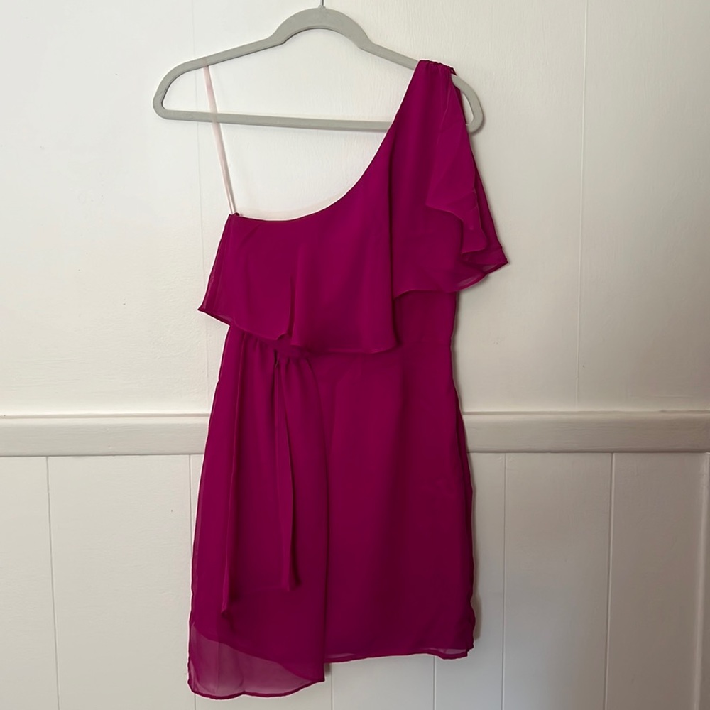 Central Park West fuchsia fancy dress, extra small